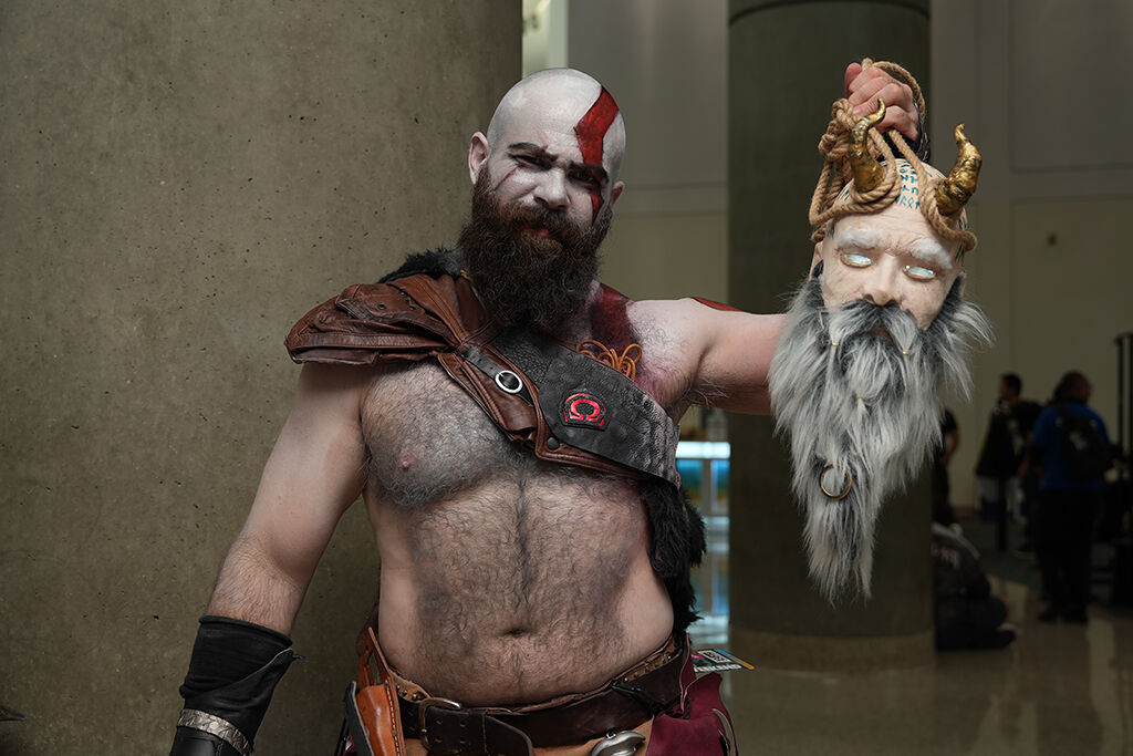God of War cosplay at LA Comic Con 2025
