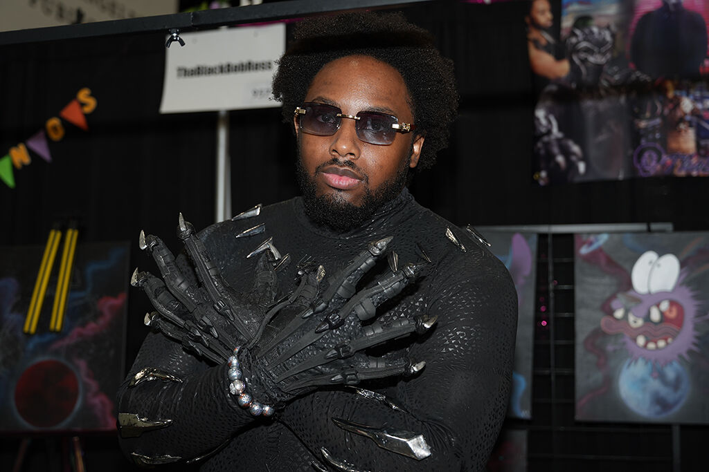 Black Panther cosplay at LA Comic Con 2025