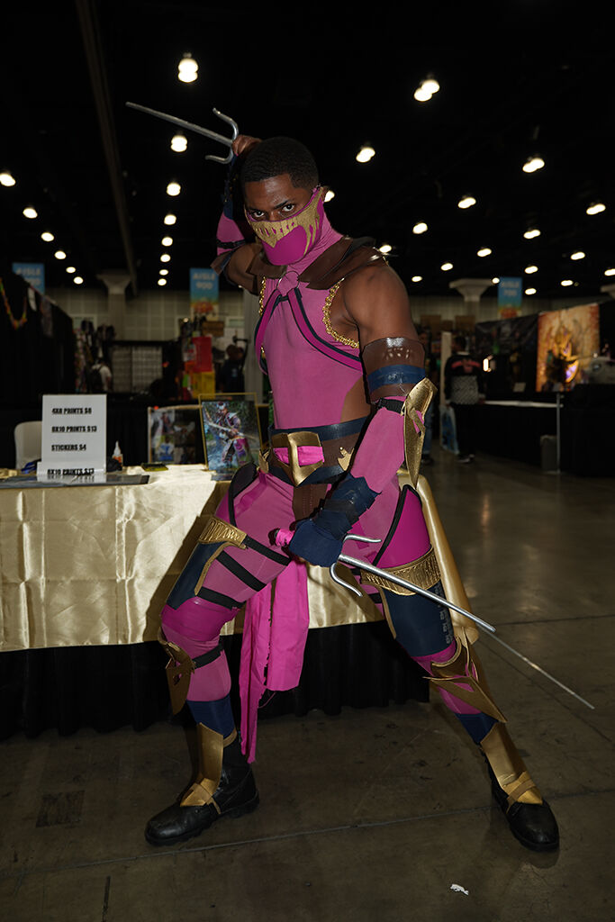 Ninja cosplay at LA Comic Con 2025