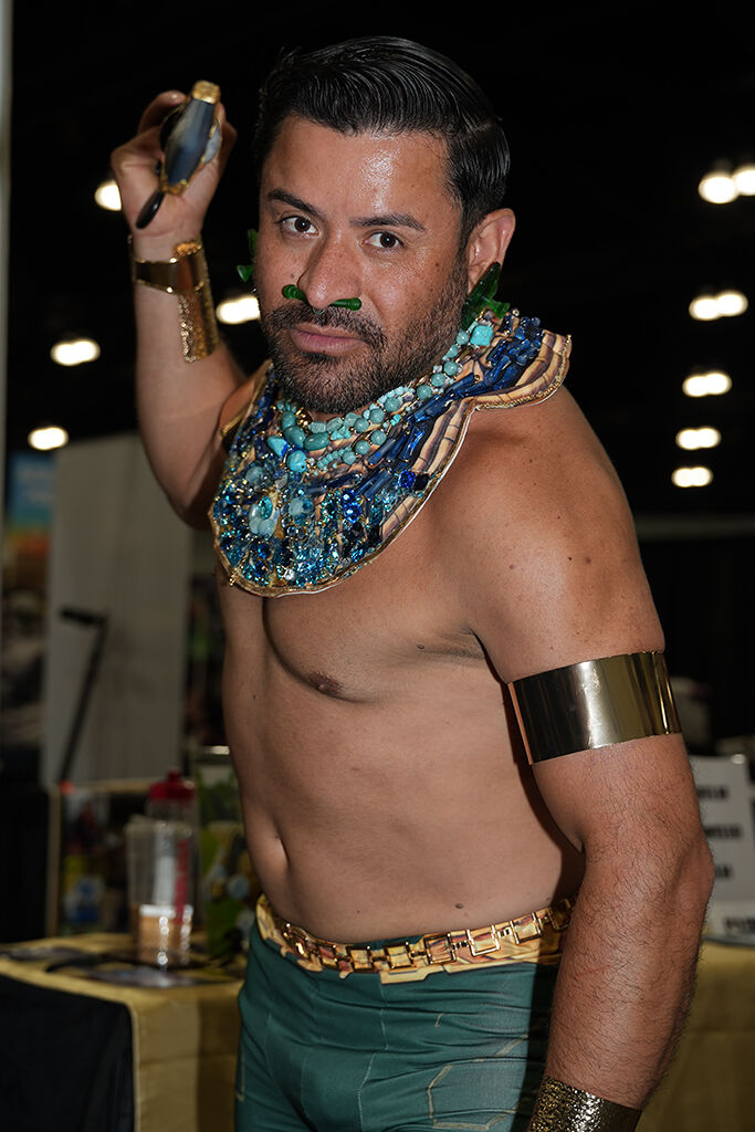 Namor cosplay at LA Comic Con 2025