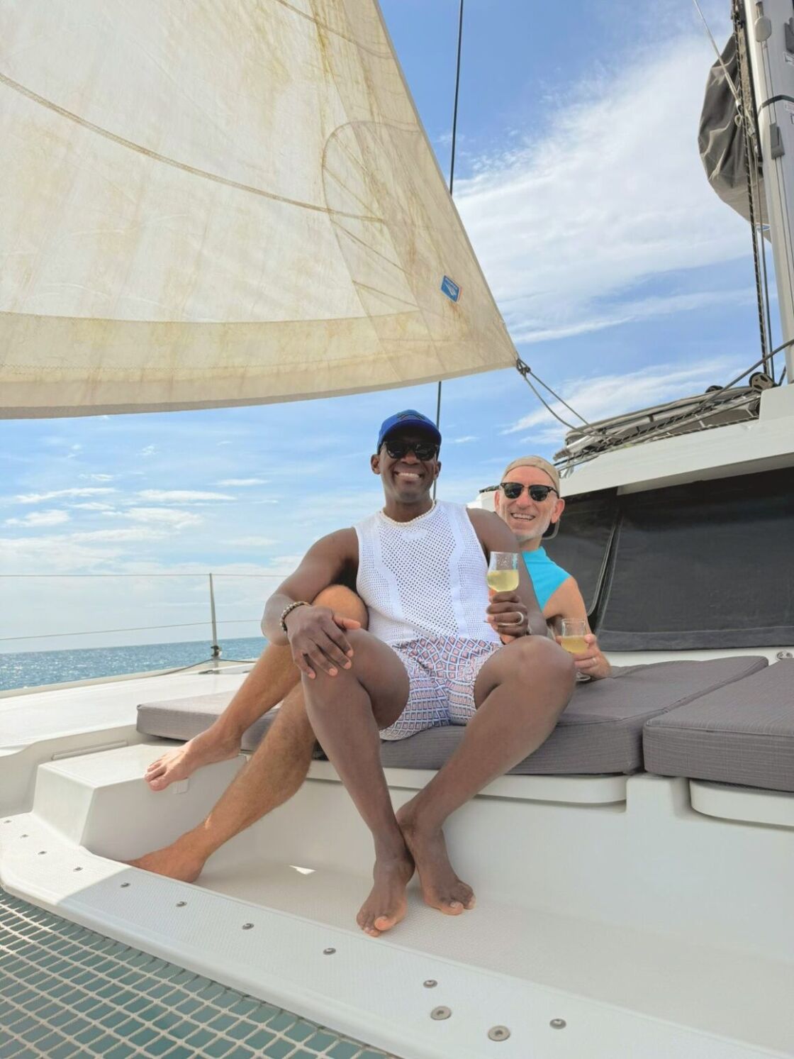 Cinq Et Sept catamaran cruise