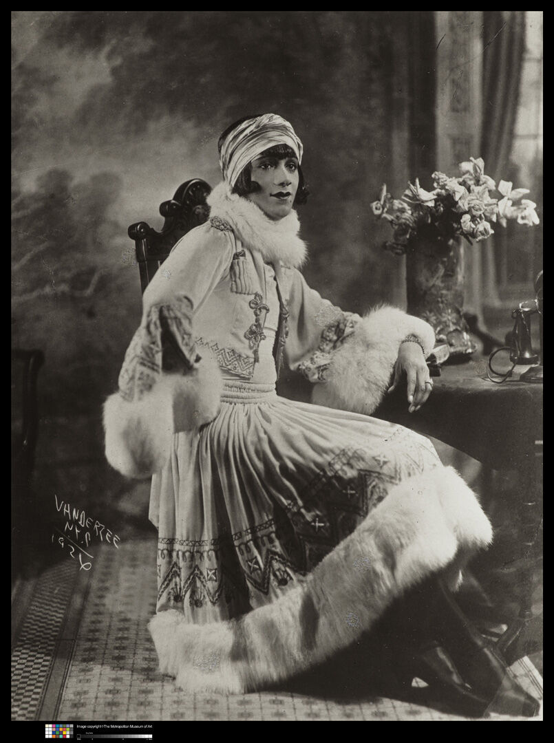 A photo of a drag queen by James Van Der Zee