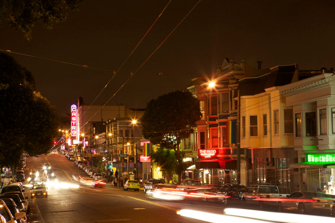 The Castro at night, compliments of: SF Travel
