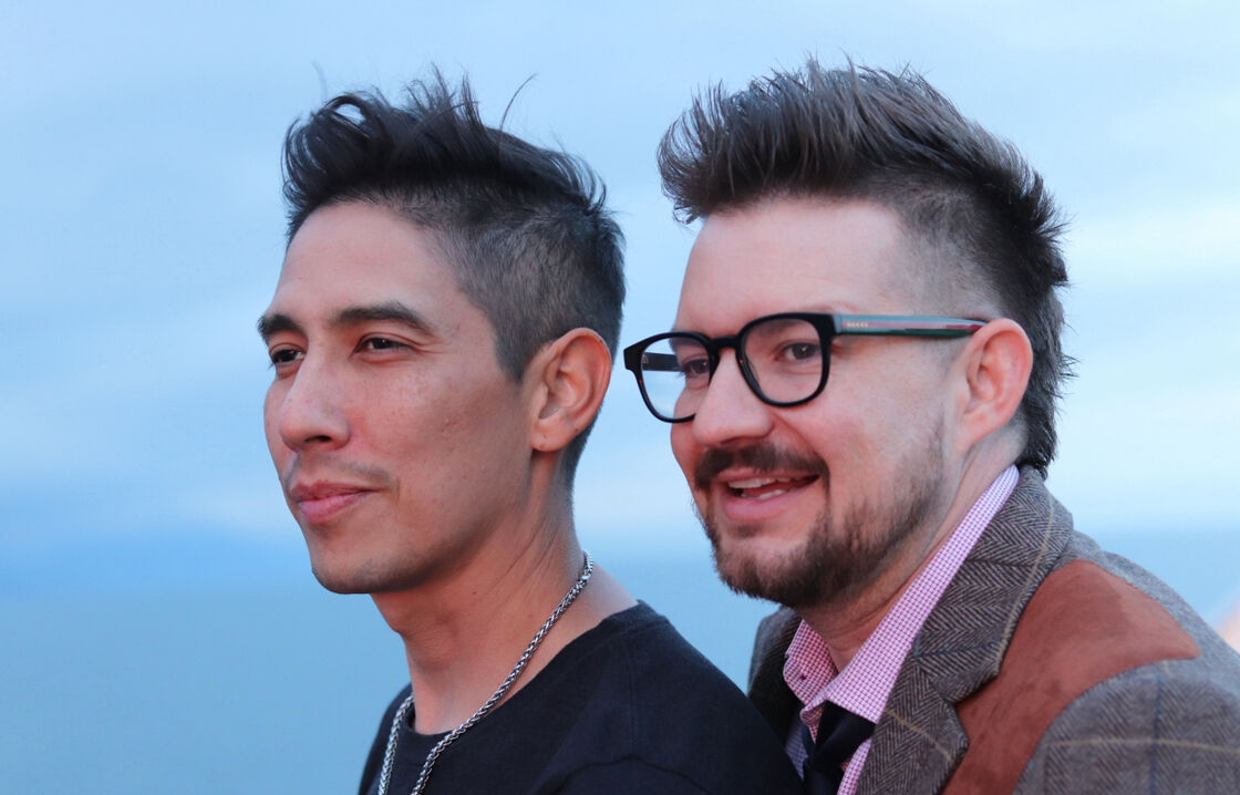 Romero and his partner, James.