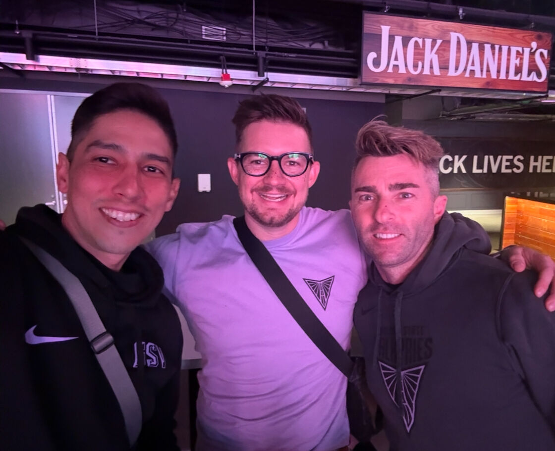 Sports fan Romero and friends cheer on the Valkyries as women’s basketball takes flight in San Francisco.