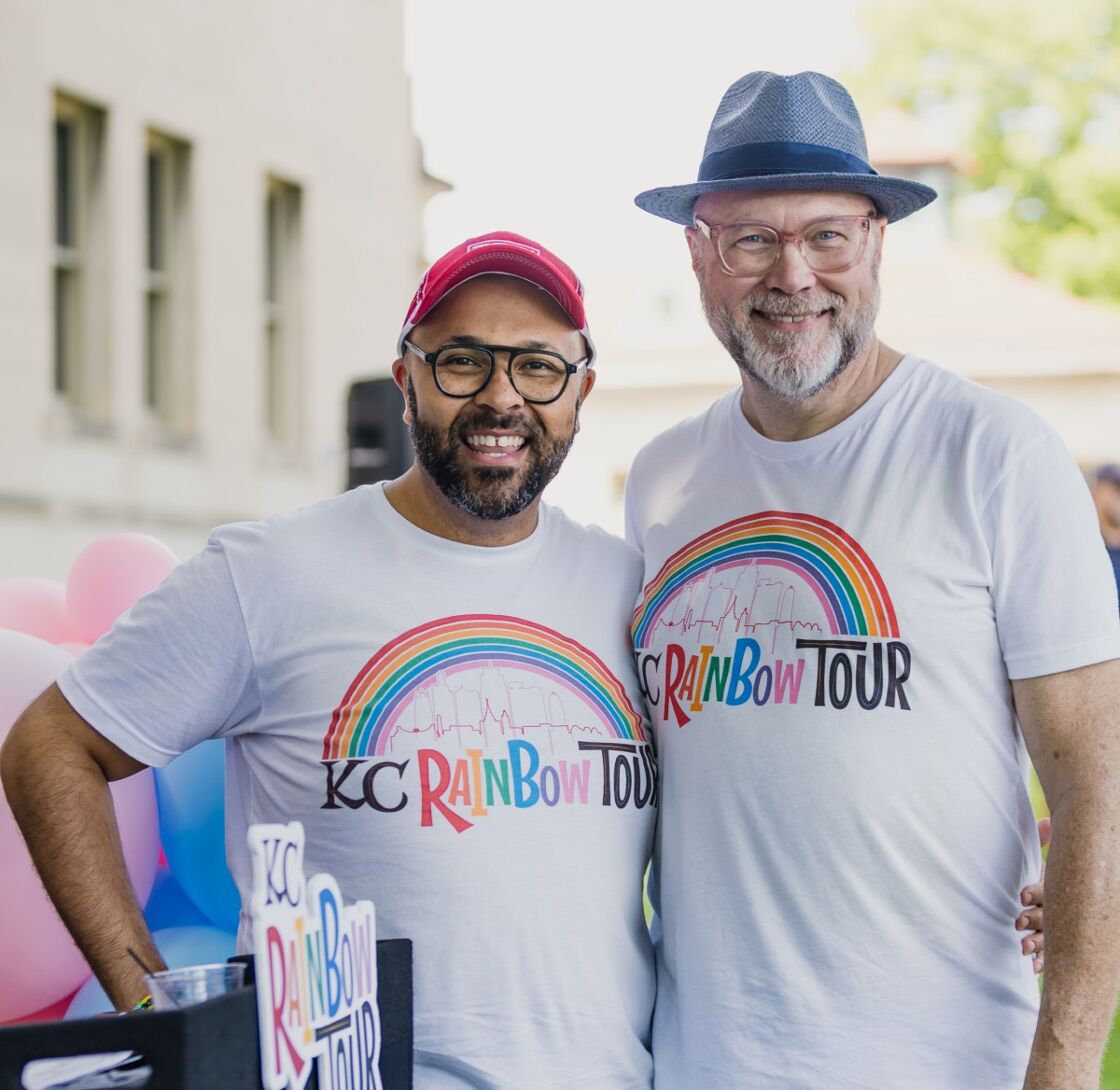 Husbands David Seymour and Joel Barrett 