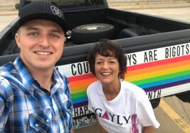 ‘Country Boy’ Cody Barlow drove his rainbow pickup truck in a pride parade, wants to ‘give you a hug’