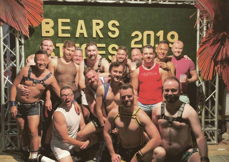 Group of men at Bears Sitges 2019