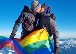 Gay mountaineers take rainbow flag to world’s highest peaks