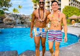 Say ‘aloha’ to models Teraj and Barry on vacation in Hawaii