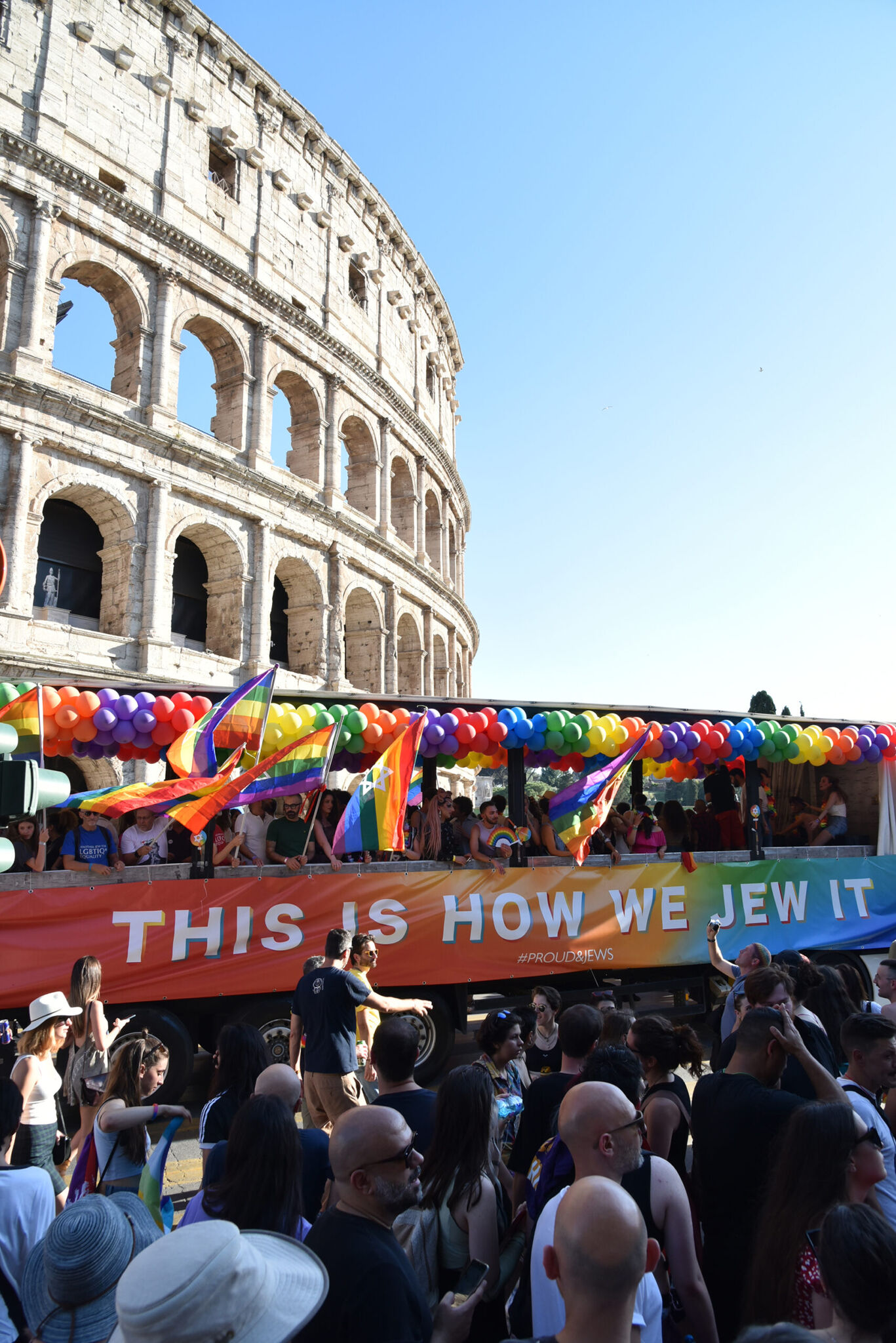 PHOTOS: Colossal Pride celebration floods the streets of Rome