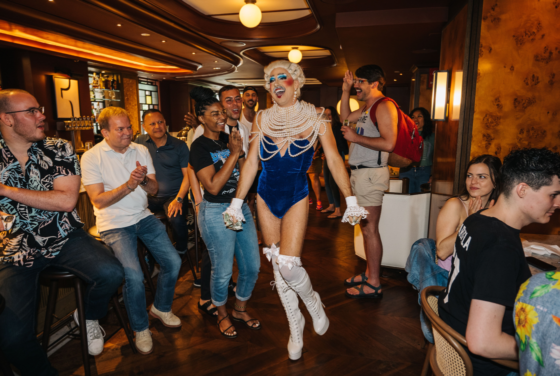 Drag queen performance in Washington, D.C.