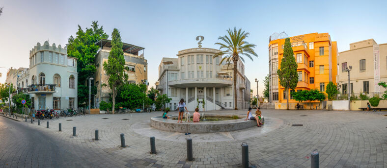 Bialik Square in Jaffa