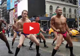 WATCH: Justin Case Underwear Invades New York With Flash Mob