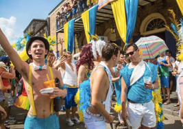 The annual Gay Easter Parade in New Orleans was a giant pastel feathered fête